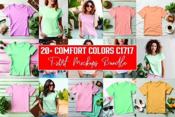 Comfort Colors Mockups: T-Shirts & Graphics
