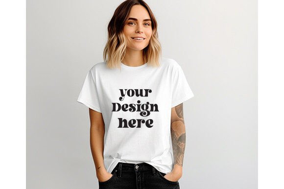 Graphics for T-Shirts: C1717 White Shirt Mock