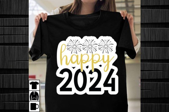 Happy 2024 SVG Design for Graphics
