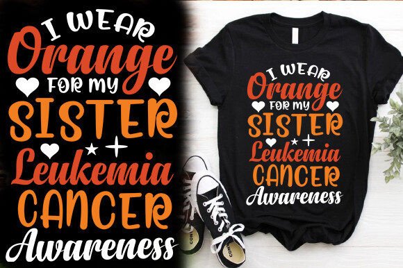 I Wear Orange Graphics for T-Shirt Designs