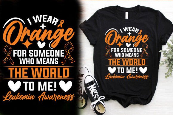I Wear Orange: Graphics for T-Shirt Designs