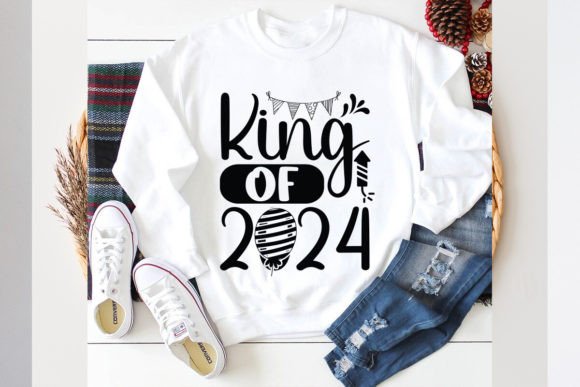 King of 2024: Graphics for T-Shirt Designs