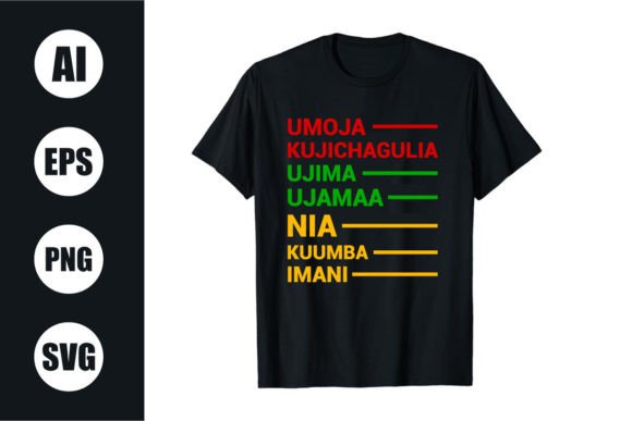 Kwanzaa T-Shirt Graphics & Designs