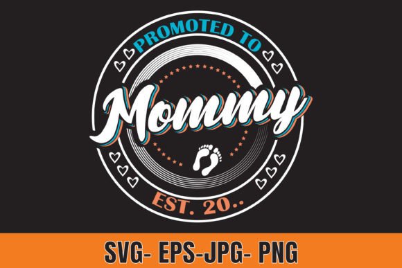 Promoted to Mommy 2024 Graphics for T-Shirt Designs
