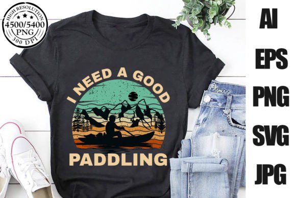 Reviewing Kayaking Graphics for T-Shirt Designs