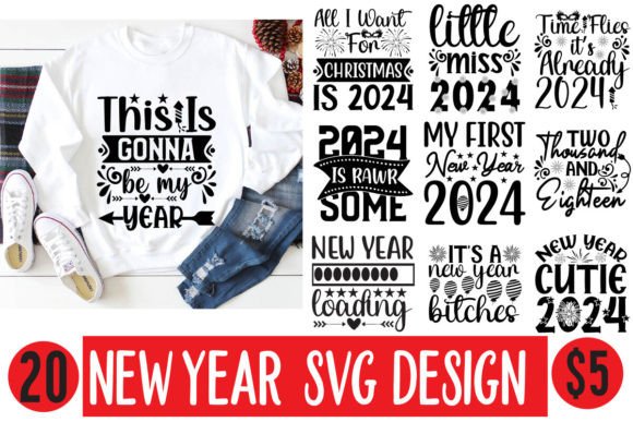Reviewing the Happy New Year SVG T-Shirt Design Bundle
