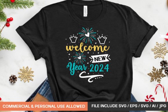 Reviewing the Welcome New Year 2024 SVG for Real Embroidery Use