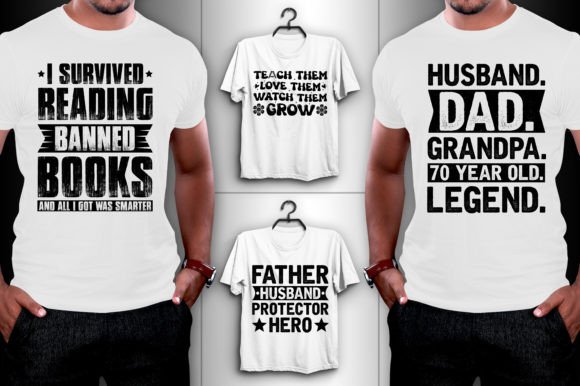 Vintage Typography T-Shirt Design SVG for Graphics