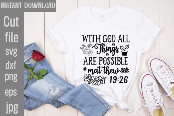 With God All Things Are Possible Graphics